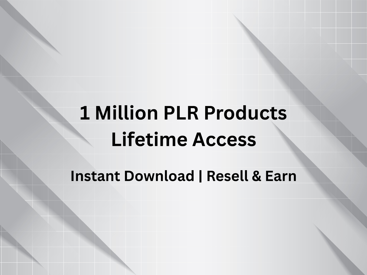 📦 1 Million PLR Products – Instant Access